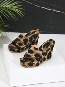 Women's Fashion New Wedge Platform Sandals, Flat Slip-On Non-Slip Waterproof High Heel Thick-Soled Vacation Sexy Sandals