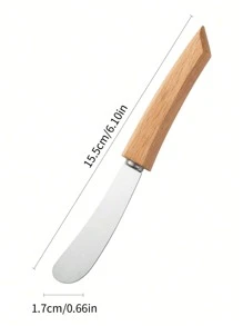 1/2/3 件面包果酱刀、黄油涂抹刀、糕点刀、奶油刮刀 - 非常适合涂抹奶酪、黄油等 - 包括三明治刀、奶油奶酪刀和调味刀 - 厨房工具和用品、厨房、圣诞礼物 - 卡其色 - 查看 3
