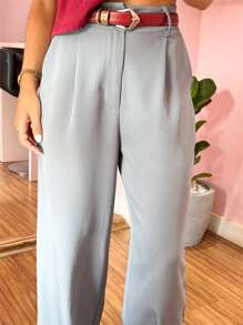 Fkmoda Tailor Pantalona Pants - Matt Gray - View 2