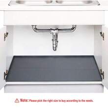 Cuscinetto in silicone impermeabile per cucina, porta per mobili sottolavello, protezione per lavandino e mobile, vassoio per lavandino del bagno, deumidificatore per la casa