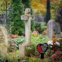 1pc Decorations Memorial Day Decorations Grave Decorations For Cemetery Grave Marker Memorial Plaques For Outdoors Garden Markers Mom Memorial Grave Markers