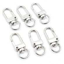 6个装金银镀层龙虾扣钩，DIY首饰制作配件，适用于钥匙扣、项链、手链等。 - Snap clasp - 查看 5