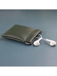 复古框架金属扣钱包 - 多功能迷你钱包，可装无线耳机、钥匙、硬币和卡片，男女通用迷你收纳包 - 彩色 - 查看 5