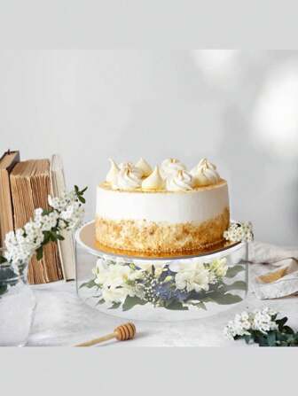 1 set Rund/fyrkantig dekorationslåda i akryltårta, modern enkel romantisk stil Transparent tårtställ för fest, bröllop, semester Bröllopsdekor Bröllopsfesttillbehör Bröllopsdekorationer Bröllopstillbehör Bröllopstårtställ