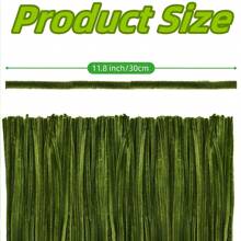 200pcs Mixed Color Pipe Cleaners, Pipe Cleaners Army Green, Mixed Pipe Cleaners Kit, Chenille Stems Crafting Pipe Cleaners, Craft Pipe Cleaners, Multi-Color Craft Pipe Cleaners Bulk For DIY Art And Craft Projects, Craft Supplies, Chenille Stems,DIY Art Creative Crafts, 12inch X 6mm