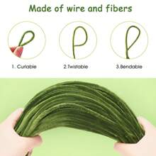 200pcs Mixed Color Pipe Cleaners, Pipe Cleaners Army Green, Mixed Pipe Cleaners Kit, Chenille Stems Crafting Pipe Cleaners, Craft Pipe Cleaners, Multi-Color Craft Pipe Cleaners Bulk For DIY Art And Craft Projects, Craft Supplies, Chenille Stems,DIY Art Creative Crafts, 12inch X 6mm