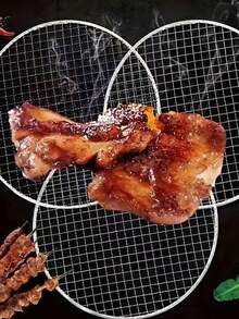 3 vỉ nướng bằng thép không gỉ dùng một lần để cắm trại dã ngoại ngoài trời, chịu nhiệt - Bạc - Xem 6