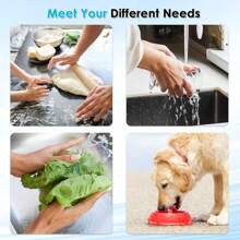 Vortopt T1 Faucet Water Filter For Sink, 400 Gallons NSF Certified Tap Water Purifier For Kitchen And Bathroom, Reduces Lead, Chlorine - 白色 - 查看 7
