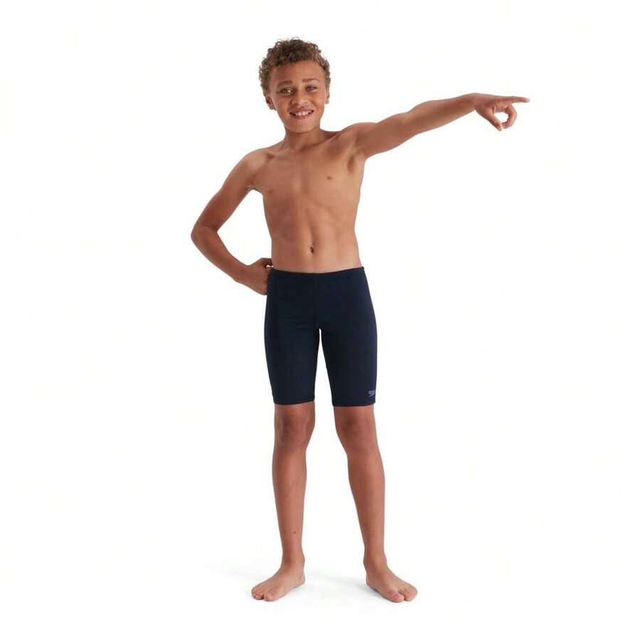Speedo Childrens/Kids Jammer  Endurance+ Swim Shorts (Navy) - Navy Blue - View 1