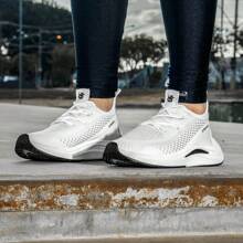 Women's Walking Shoes Gym Running Crossfit Running Orthopedic - trắng - Xem 2