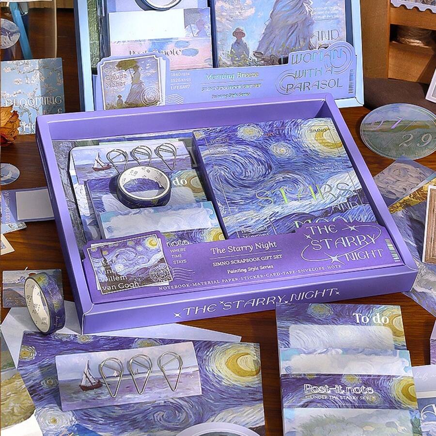 116pcs Painting Bullet Journal Kit, Incluing Notebook, Decoration