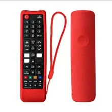 1PC Glow In The Dark Case Cover For Samsun TV Remote Control - Fits BN59-01199F BN59-01289A BN59-01301A BN59-01315A BN59-00666A BN59-00741A Model, Silicone Universal Smart TV Remote Replacement Sleeve Skin With Lanyard Glow - Multicolor - View 18