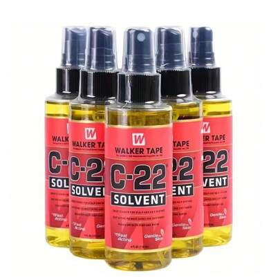 Tape In Extension Remover Fast Acting Glue Remover Spray For Lace Wigs Hair Glue Bonding Residue Remover Solvent Removes Adhesive Hair Glue Toupees Double Sided Extension Tape White C-22 Solvent Spray Adhesive Remover For Lace Wigs, Adhesives, And Hair System Glues