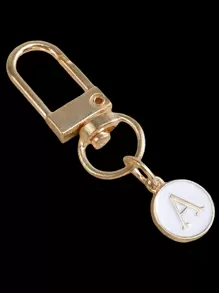 HAILIAN A Bag Pendant Designed Based On English Letters, With A Fashionable And Simple Style, Suitable For Halloween Costume Matching, Suitable For College Students And Elementary School Students Bag Pendant, Car Keychain, Birthday, Holiday, Back To School Season, Halloween Small Gifts