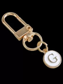 HAILIAN A Bag Pendant Designed Based On English Letters, With A Fashionable And Simple Style, Suitable For Halloween Costume Matching, Suitable For College Students And Elementary School Students Bag Pendant, Car Keychain, Birthday, Holiday, Back To School Season, Halloween Small Gifts
