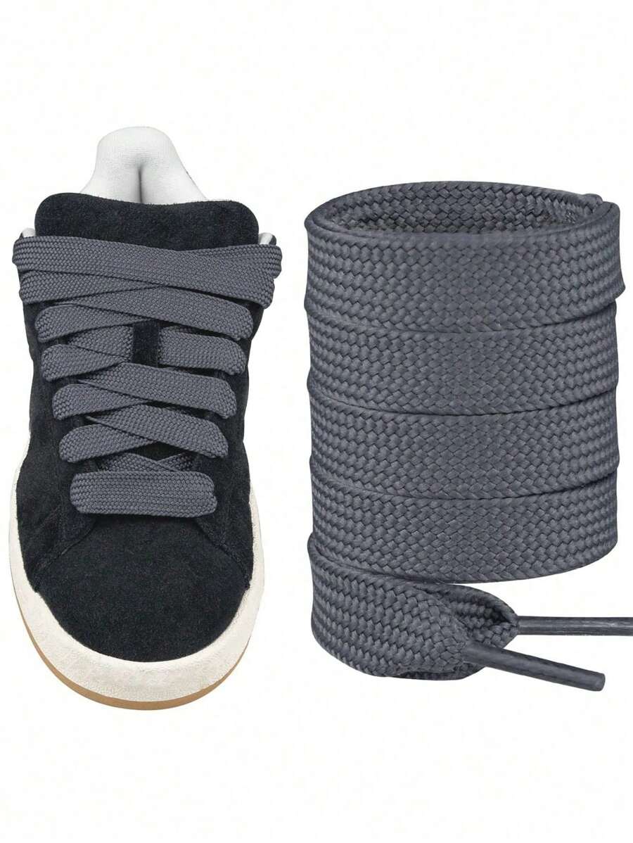 1 Pair Flat Shoe Laces (120cm/47.24inch)For Sneakers,Men's And Women's Shoelaces, Back To School Supplies, Boots Accessories For Shoes For Women, For Outdoor, Sport, Travel, Household, Office, School