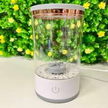 Limpiador y secador automático de brochas de maquillaje 3 en 1 en multicolor con soporte - Perfecto para limpiar brochas de maquillaje, bolsa, organizador, almacenamiento, organizador de maquillaje, maquillaje