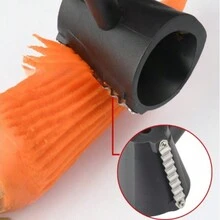 1pc Multifunctional Spiral Slicer, Vegetable Flower Cutter For Cucumber, Carrot, Creative Kitchen Tool - Black - View 5