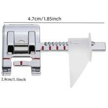 1pc Adjustable Guide Sewing Machine Presser Foot Fits For Low Shank Domestic Sewing Machine - Silver - View 7