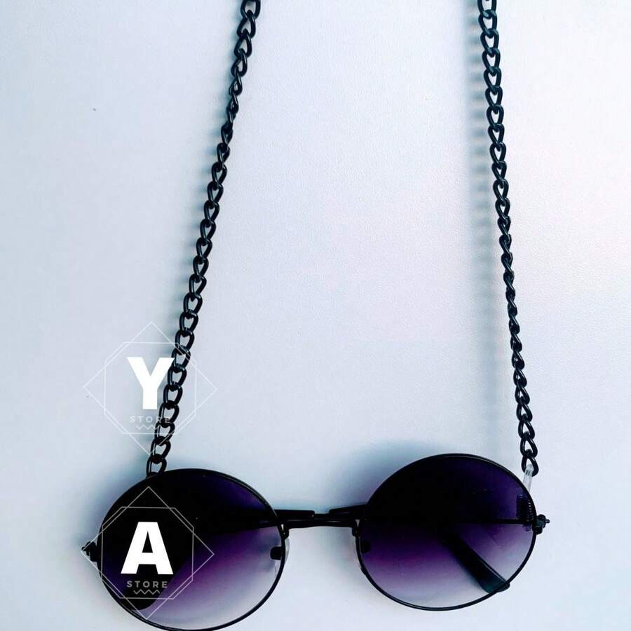 MEDIUM Size Glasses Chain - 黑色 - 查看 1