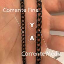 MEDIUM Size Glasses Chain - 黑色 - 查看 6