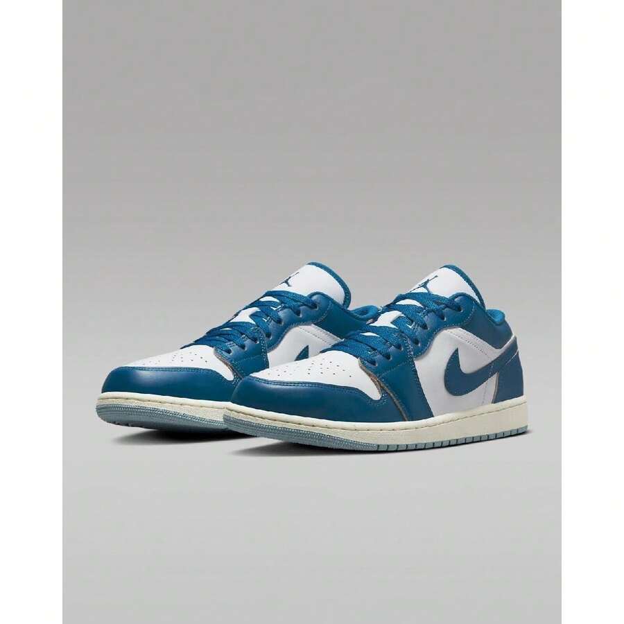 Nike Zapatilla 1 Low SE FN5214-141 para hombre, blanca y azul, de caña baja, cómoda, - Blanco - Ver 1