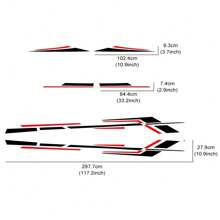 6Pcs Motorhome RV Stripes Off Raod Vinyl Stickers For Camper Van Horsebox Caravan Auto Tuning Accessories Graphics Car Decals - one-size - View 4