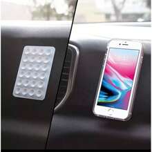 Suction Cup Cell Phone Silicone Holder Various Colors - Black - View 6