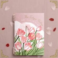 1 个 A5/B5/A4 笔记本，60 张，可拆卸笔记本，练习本，办公和学习用品，返校用品，漂亮的花朵封面，非常适合学生，返校用品返校 - 混色 - 查看 16