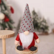 1 件/4 件全新圣诞节无脸老人雕像、针织帽侏儒雕像、创意森林家居装饰品、客厅、卧室装饰、圣诞节节日氛围道具、派对主题装饰、圣诞节 - 彩色 - 查看 13