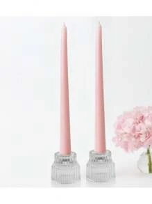 1 件透明锥形大容量烛台适用于婚礼、节庆、派对桌面装饰、美学房间装饰、家居氛围装饰 - 彩色 - 查看 5