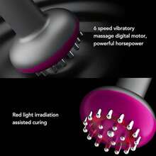 6 档电动经络刷按摩器、放松和按摩工具 - 彩色 - 查看 7