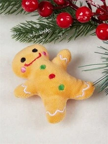 1件随机发送圣诞卡通猫娃娃，毛绒猫娃娃，互动娃娃，圣诞猫娃娃，互动解闷猫娃娃，宠物用品，礼物 - 彩色 - 查看 3