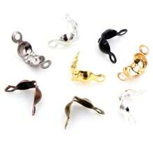 200個 4*7mm 連接扣 適用於3mm球鏈 壓接端帽 珠子連接配件 DIY珠寶手工材料 - 4x7mm - 查看 7