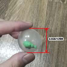 100 件，装有透明胶囊迷你娃娃，非常适合口香糖机、派对礼物和惊喜奖品、无需电池、生日礼物、万圣节礼物、圣诞节礼物、迷你玩具、鸡蛋扭扭乐、鸡蛋扭扭乐、娃娃机 - 彩色 - 查看 5