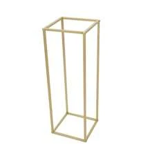 ZhdnBhnos ZhdnBhnos LINSIE Metal Arch Backdrop Stand, 6.56FT Wedding Arch Ballon Stand With 2 (1.97FT) Square Frame Stand Sets For Birthday Party Graduation Ceremony Baby Shower Decoration (Gold) Ballon Arch Stand And 2 Wedding Flower Stands, Arch Backdrop Stand For Parties The Best Gift/Present For Family&Friends Happy Christmas