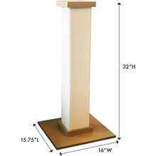 SmartCat Ultimate Scratching Post – Beige, Large 32 Inch Tower - Sisal Fiber, Simple Design - For All Cats - 棕色 - 查看 5