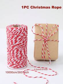 1 cuộn dây thừng gói hộp quà Giáng sinh tự làm dài 85m/100m, dùng cho tiệc sinh nhật, ngày lễ, đám cưới, Giáng sinh, năm mới, dây đóng gói quà tặng, trang trí treo cây thông Noel, dây treo thẻ, dây trang trí đa năng cho mọi hoạt động, dây thừng dệt thủ công tự làm, dây đóng gói quà tặng năm mới - dây đóng gói - Xem 15