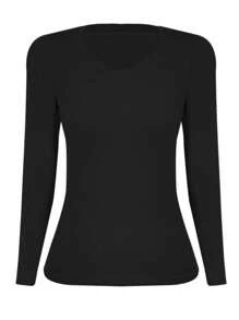 LUPO Women Sleep Tops - màu đen - Xem 4