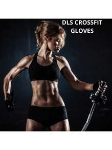 1 par de guantes de gimnasio ventilados unisex con envoltorio de muñeca y palmas de silicona antideslizantes para prevenir callosidades, guantes de entrenamiento para entrenamiento de fuerza y levantamiento de pesas