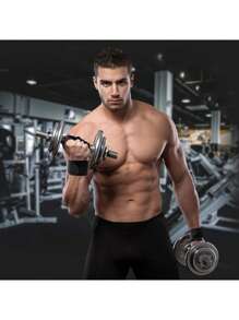 1 par de guantes de gimnasio ventilados unisex con envoltorio de muñeca y palmas de silicona antideslizantes para prevenir callosidades, guantes de entrenamiento para entrenamiento de fuerza y levantamiento de pesas