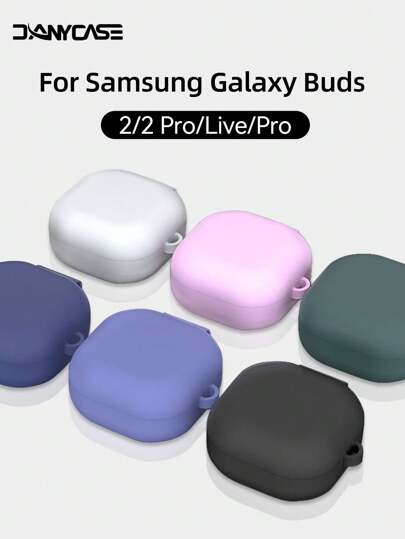 DANYCASE 硅胶耳机保护套，防刮耳机配件，耳机保护壳，兼容三星 Galaxy Buds 3/3Pro 2/2 Pro/Live/Pro