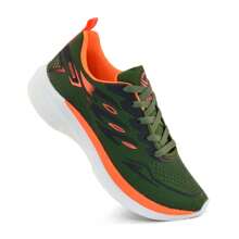 Men's Launch: Soft Casual Sneakers For Daily Use And Work + Smart Digital Watch - Green - View 6