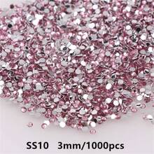 1000pcs Flat Back Resin Rhinestones, Resin Crystals, Round Flat Bottom Resin Gems, For Accessories, Shoes, Clothes, Cosmetics, Bags, Handmade DIY Art Decorations