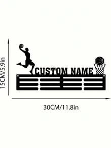 Uma Medalha de Ferro Arte de Parede Personalizada Vintage Suporte de Medalhas de Metal Jogador de Voleibol Motocicleta Corrida Medalha Suporte de Exibição de Medalhas de Bailarina é a Escolha Perfeita para Presentes de Equipe e Decoração Doméstica Decorativa, Dia dos Namorados, Decoração do Dia dos Namorados