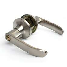 Home Entry Lever Three-Handle Door Lock Set Bathroom Entrance Passage With Key - 25-45mm - View 7