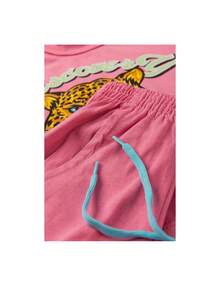 Discovery Green Tiger Girl Children's Set - Màu hồng gỉ - Xem 2