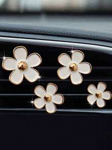 4pcs Flower Decoration For Car Air Vents And Interior Accessories - one-size - View 12