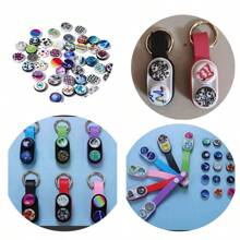 1pc New PopPuck Fidget Anti-Stress Toy, Elastic Pop Out Finger Toy, (Random Style And Partial Components)