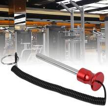 Magnetic Weight Stack Pin With Pull Rope Strength Training Equipment Accessories(Red ) - Silver - View 6